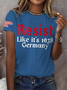 Retro Resist Like It's 1938 Germany Print T-Shirt