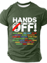 Hands Off Protest Social Security And Medicare Protest Cotton T-Shirt