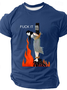 Jesus Fuck It Art Cotton T-Shirt