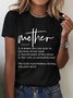 Mother Definition Cotton T-shirt