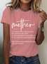Mother Definition Cotton T-shirt