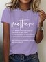 Mother Definition Cotton T-shirt