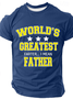 Worlds Greatest Farter I Mean Father Cotton T-Shirt